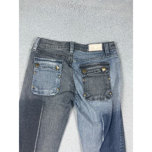 Miss Vigoss Junior Women's Size  5/6 Denim Mixed Color Jeans y2k - Picture 8 of 16